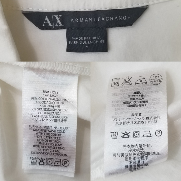 SOLD🌈A|X Armani Exchange cotton dress - Picture 4 of 12
